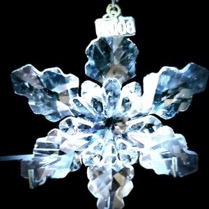 Swarovski 2008 Snowflake CHRISTMAS Ornament